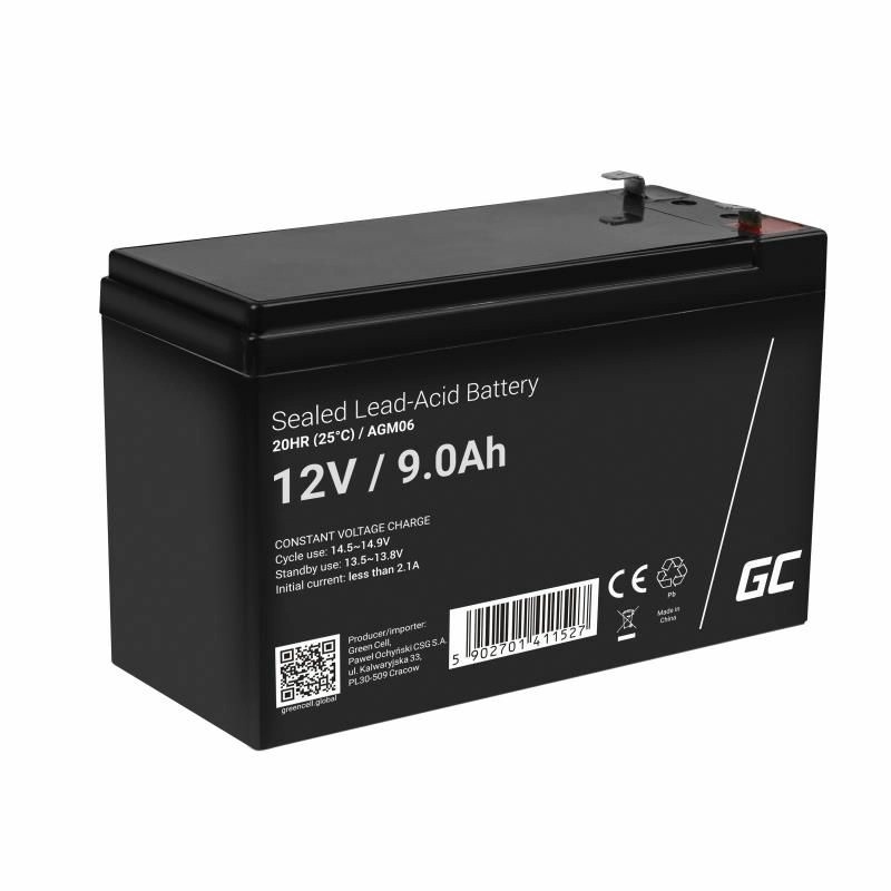 acumulator plumb acid greencell 12v 9ah, terminal f2/t2 - imagine 5